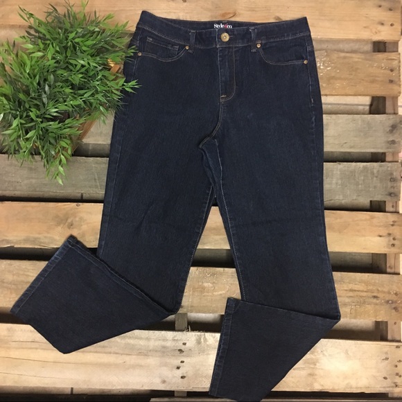 style & co straight leg jeans